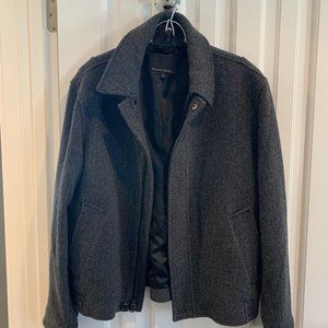 Banana Republic Wool Herringbone Bomber